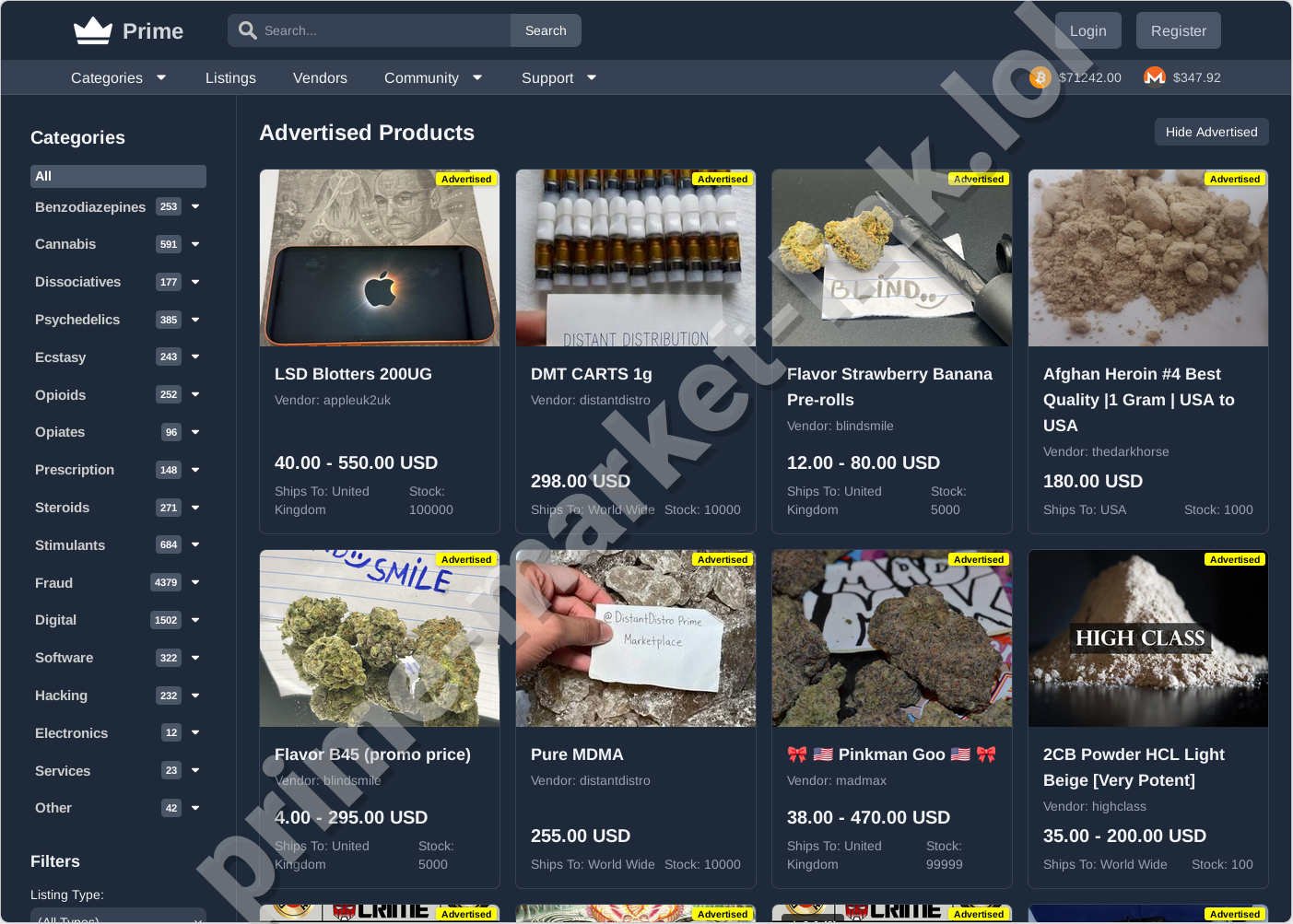 Prime Darknet Market Homepage - Trusted Prime Marketplace